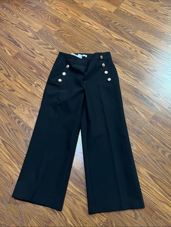 Haver & Blair Pants - Boutique HAVER + Blair Ankle Pants with Gold Button Detail size S